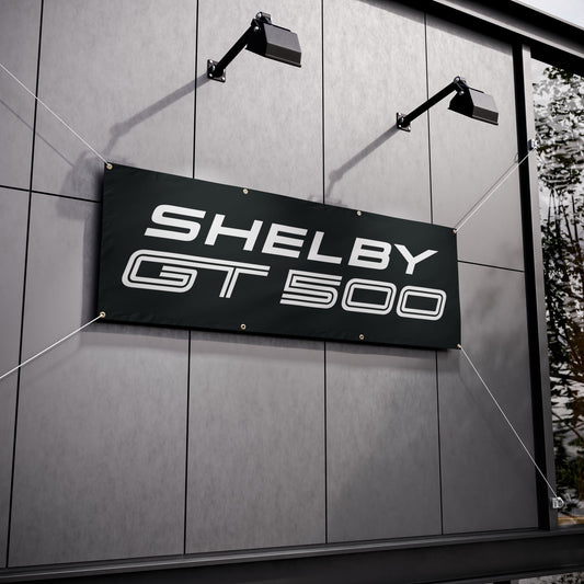 Vinyl Banner - SHELBY GT500 Display for Events and Celebrations