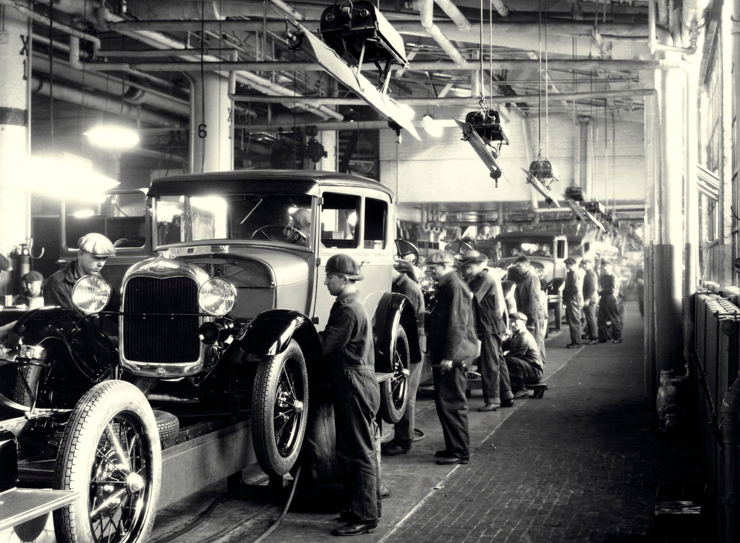 1928 Ford Rouge Assembly Line 0401-5296