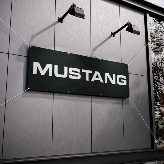 Vinyl Banner - MUSTANG Display for Events and Celebrations