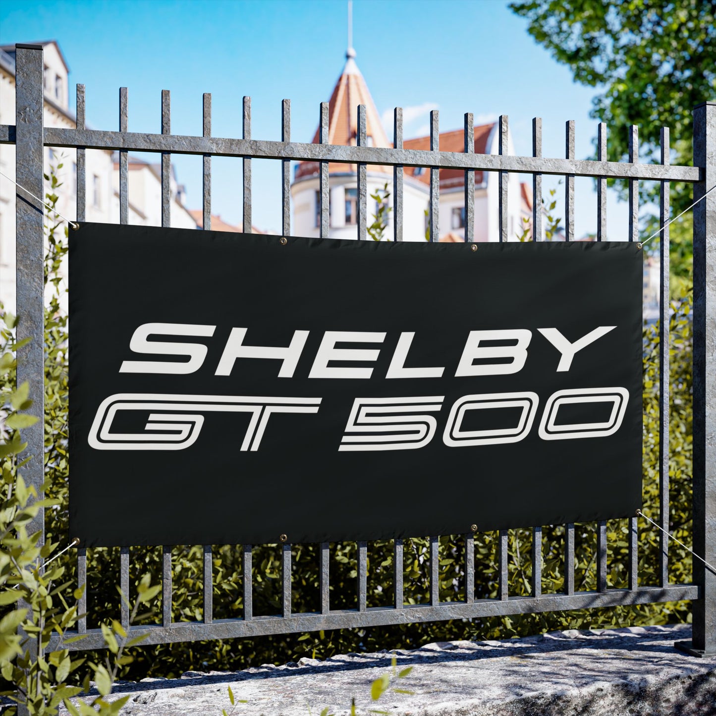 Vinyl Banner - SHELBY GT500 Display for Events and Celebrations