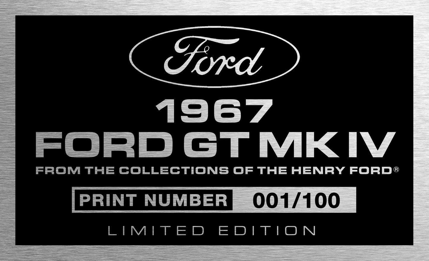 Dan Gurney 1967 Ford GT Mk IV-Collector's Edition (THF-Mk0004)