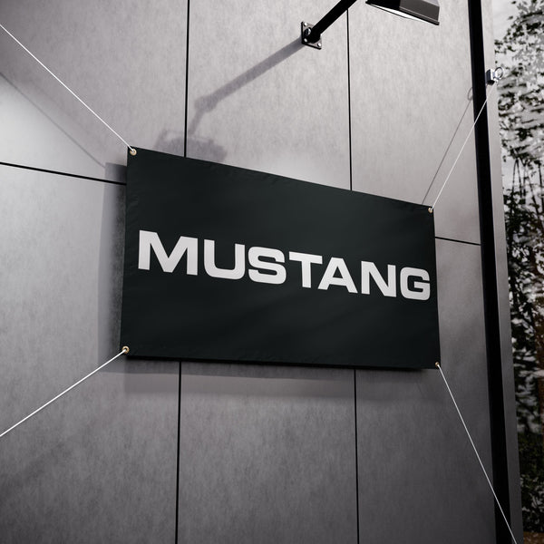 Vinyl Banner - MUSTANG Display for Events and Celebrations