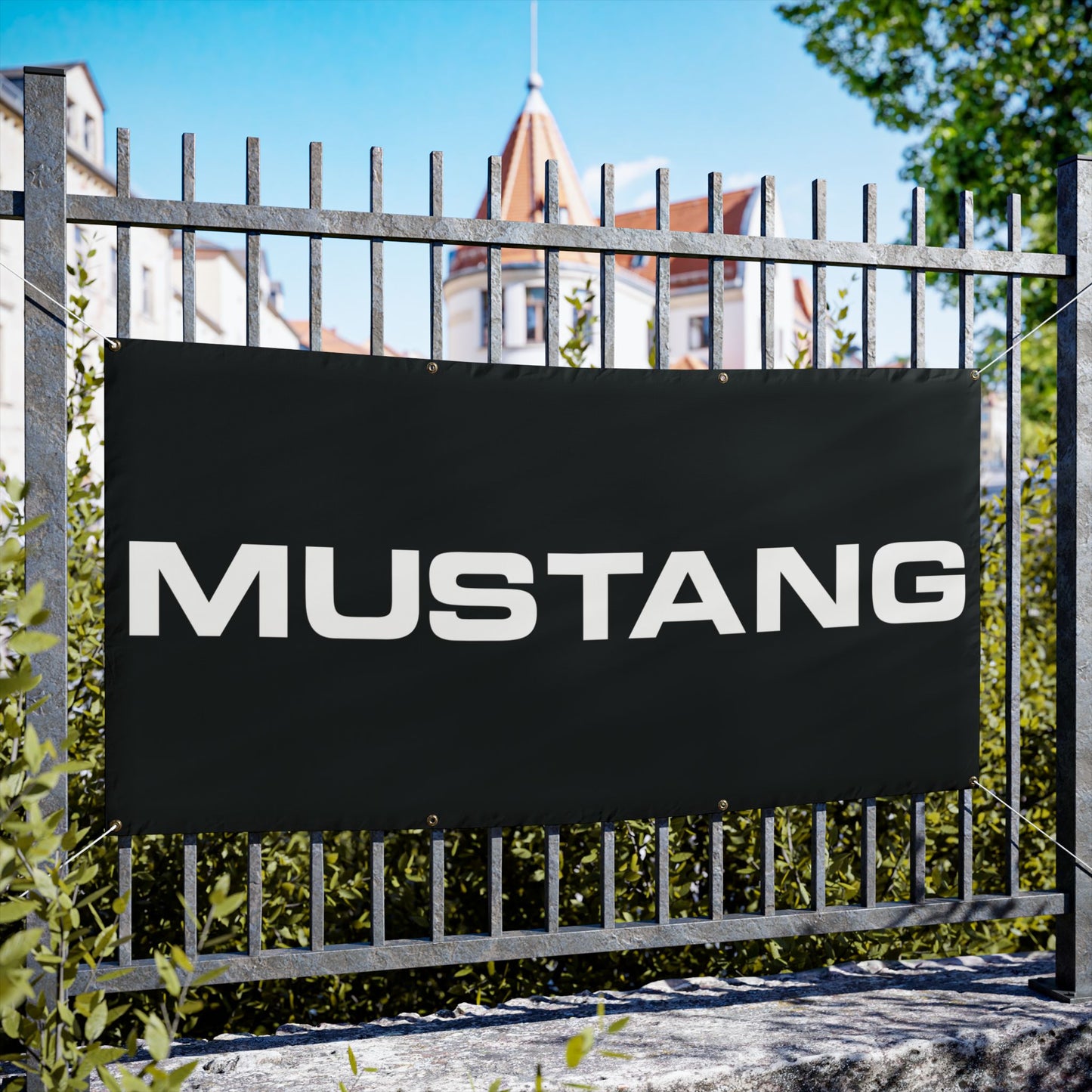 Vinyl Banner - MUSTANG Display for Events and Celebrations