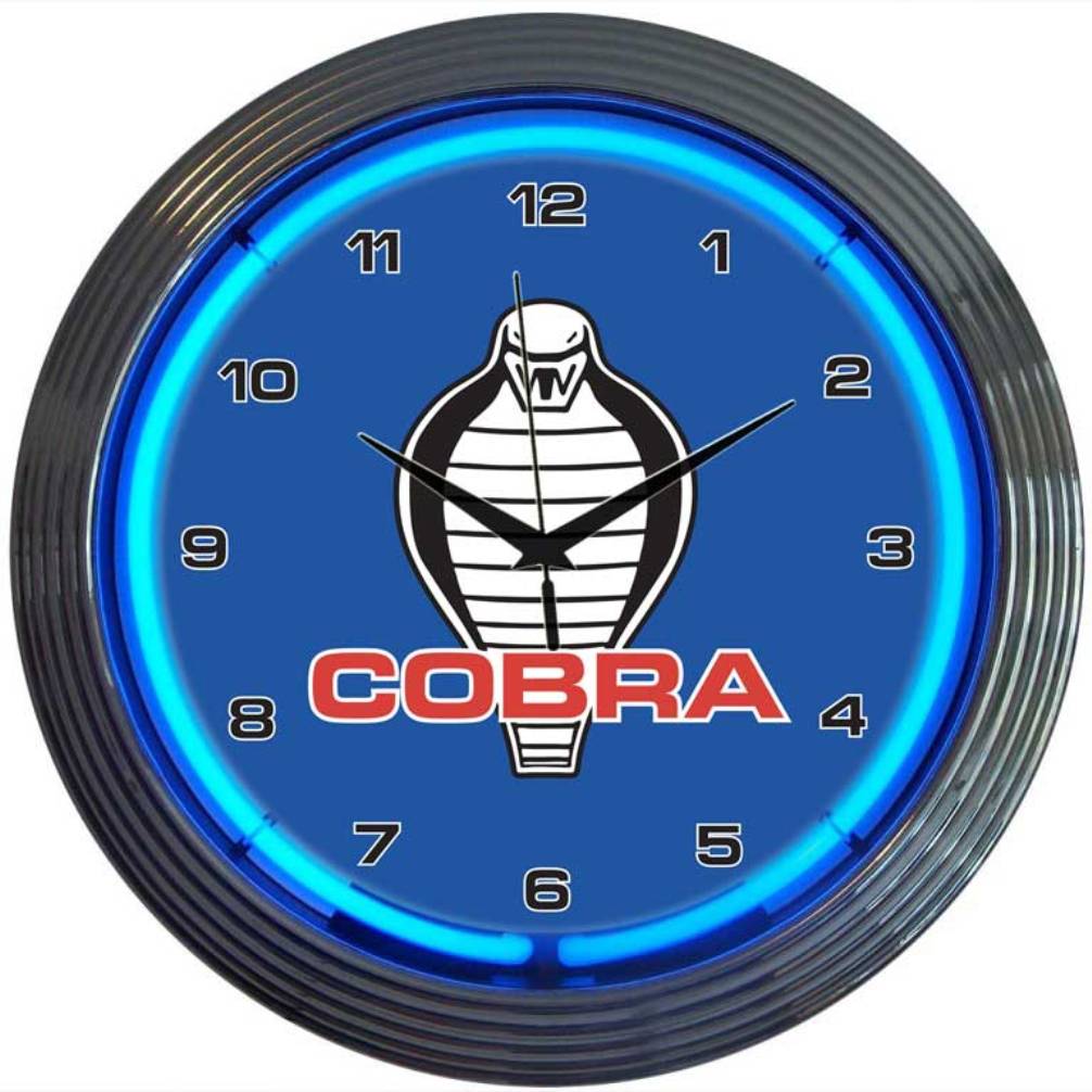 FORD COBRA NEON CLOCK 8COBRA