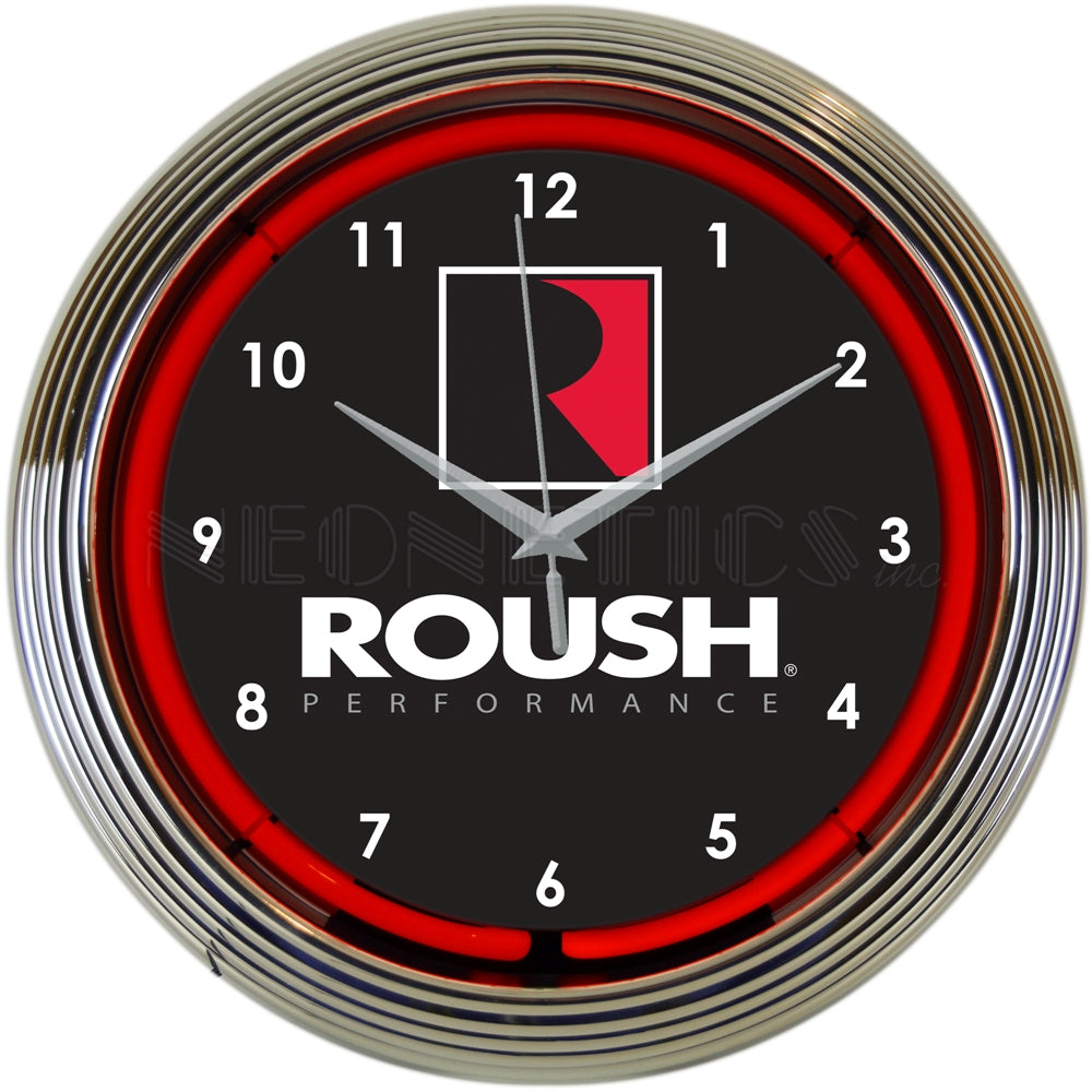 ROUSH PERFORMANCE NEON CLOCK 8RSHPF