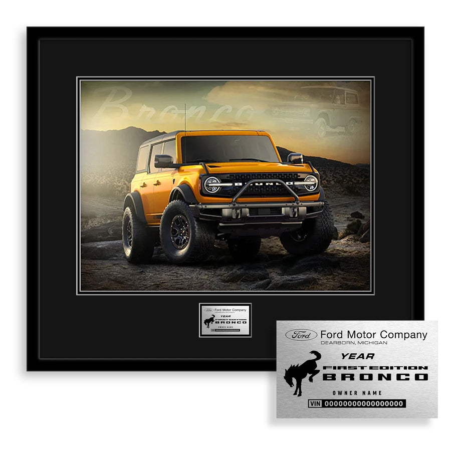 BUILD MY BRONCO FIRST EDITION OWNERS EDITION