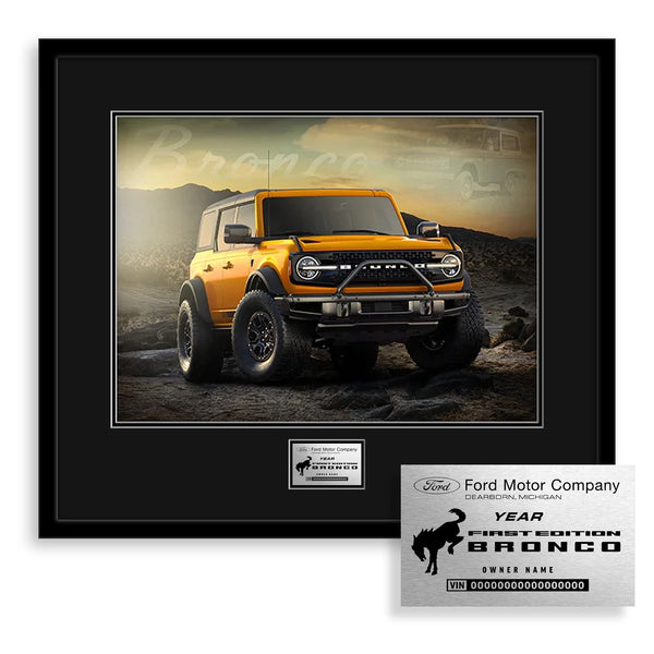 BUILD MY BRONCO FIRST EDITION OWNERS EDITION
