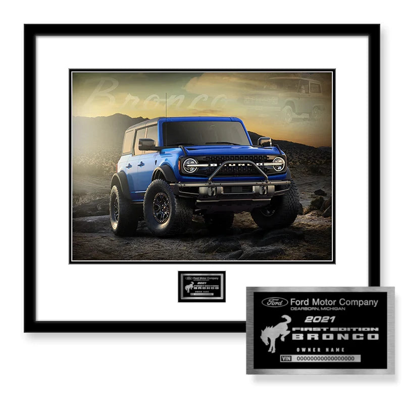 BUILD MY BRONCO FIRST EDITION OWNERS EDITION