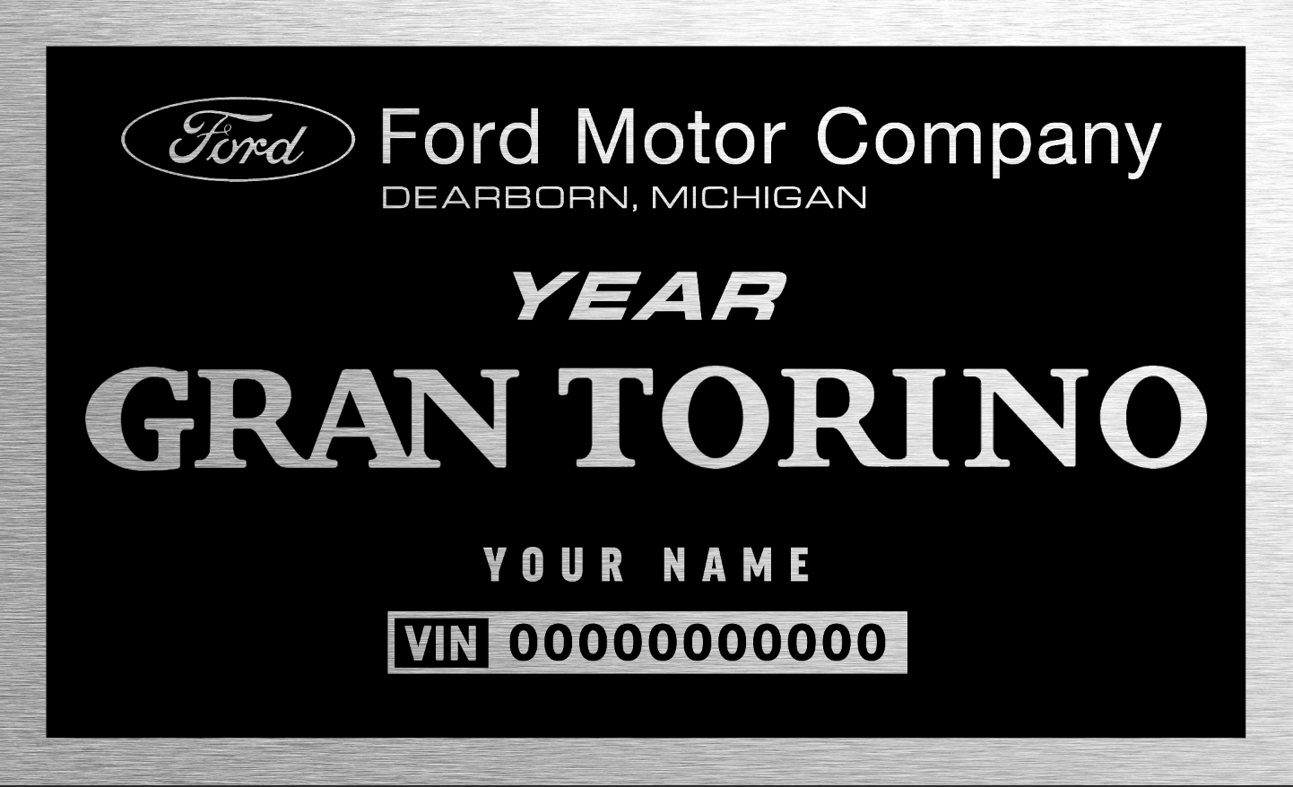 BUILD MY 1970s GRAN TORINO ALLOY OWNERS EDITION