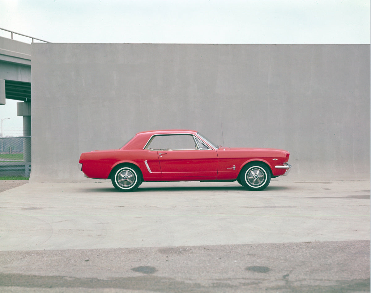 This archival image documents the 1965 Ford Mustang hardtop and is preserved in the Ford Heritage Vault as part of Ford Motor Company's historic photographic archive. Free for personal, non-commercial use. Ford Heritage Vault reference AR-2008-8.1...