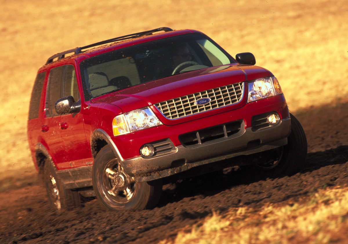 This archival image documents the 2001 Ford Explorer and is preserved in the Ford Heritage Vault as part of Ford Motor Company's historic photographic archive. Free for personal, non-commercial use. Ford Heritage Vault reference AR-2008-8.1.4.5727.