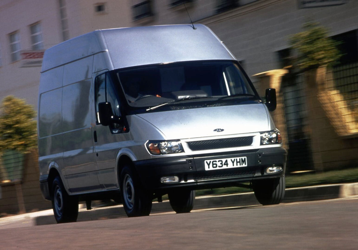 This archival image documents the 2001 Ford Transit Mark IV action shot on scenic road and is preserved in the Ford Heritage Vault as part of Ford Motor Company's historic photographic archive. Free for personal, non-commercial use. Ford Heritage ...
