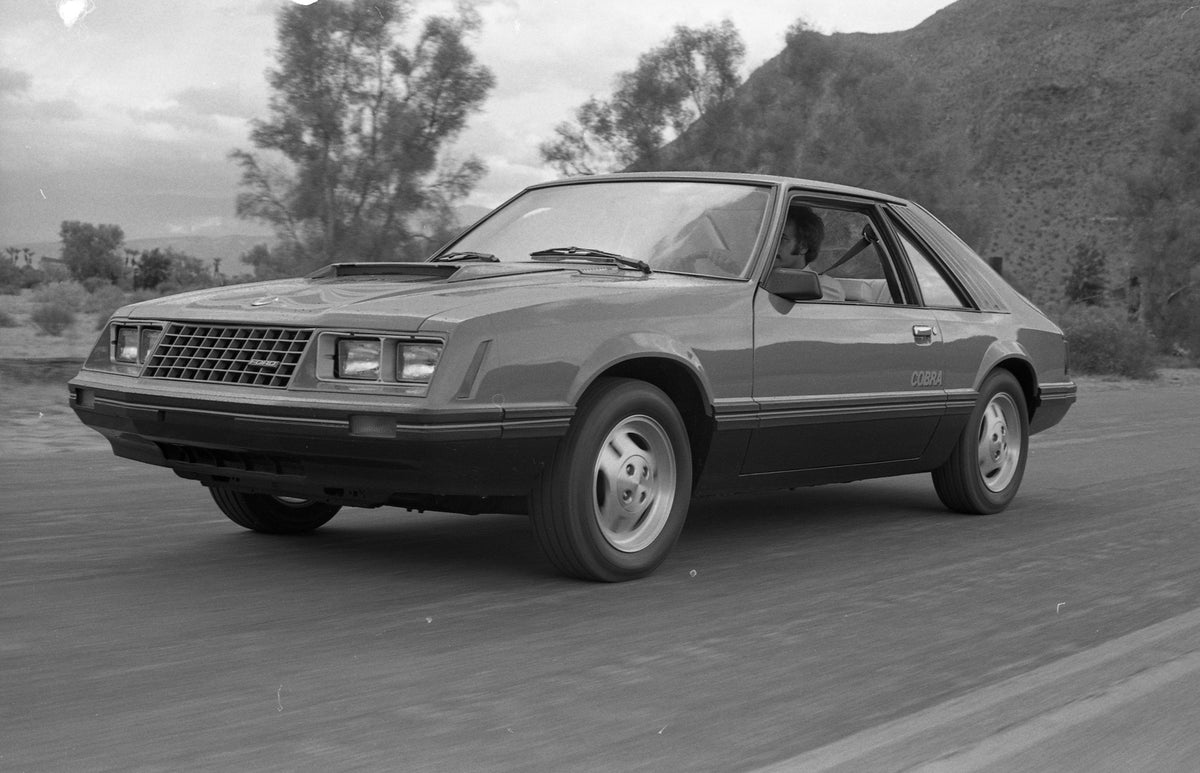 This archival image documents the 1979 Ford Mustang Cobra and is preserved in the Ford Heritage Vault as part of Ford Motor Company's historic photographic archive. Free for personal, non-commercial use. Ford Heritage Vault reference AR-2008-8.1.4...