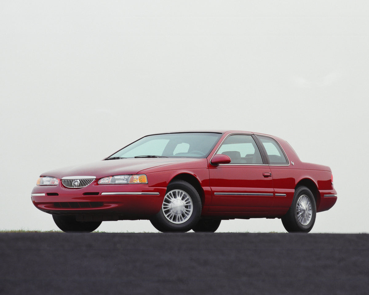 This archival image documents the 1996 Mercury Cougar and is preserved in the Ford Heritage Vault as part of Ford Motor Company's historic photographic archive. Free for personal, non-commercial use. Ford Heritage Vault reference AR-2008-8.1.11.559.