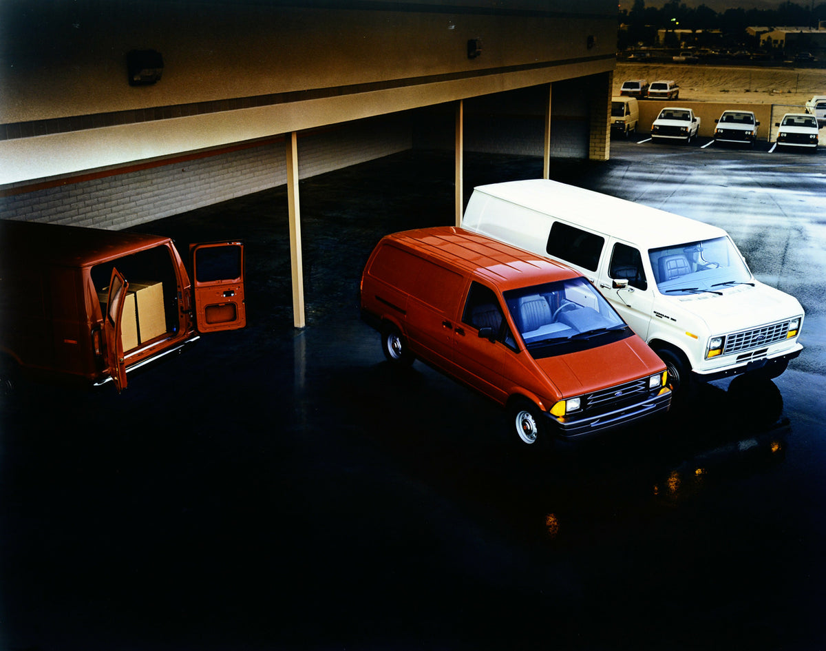 This archival image documents the 1989 Ford Econoline 250 XL and Aerostar and is preserved in the Ford Heritage Vault as part of Ford Motor Company's historic photographic archive. Free for personal, non-commercial use. Ford Heritage Vault referen...