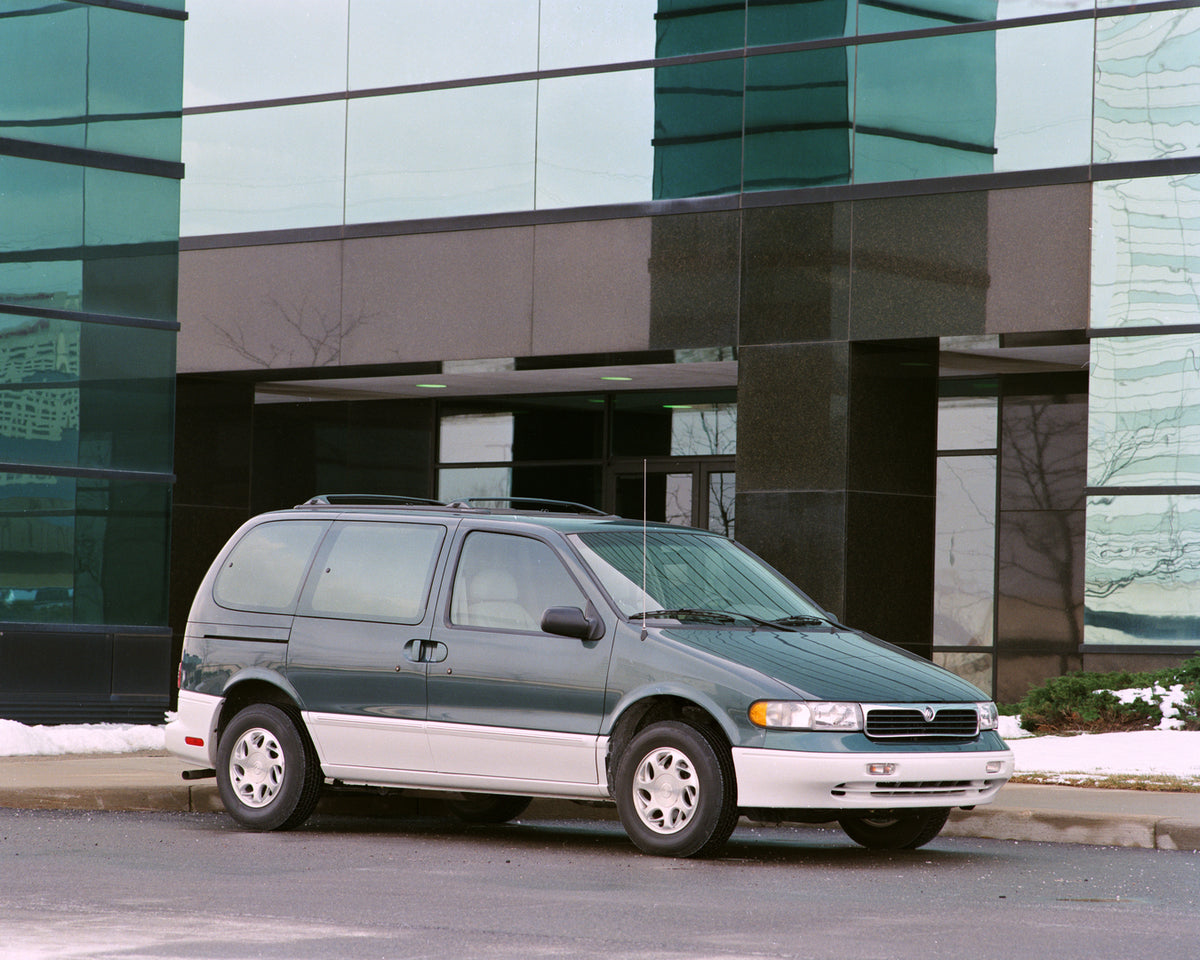 This archival image documents the 1996 Mercury Villager and is preserved in the Ford Heritage Vault as part of Ford Motor Company's historic photographic archive. Free for personal, non-commercial use. Ford Heritage Vault reference AR-2008-8.1.12....