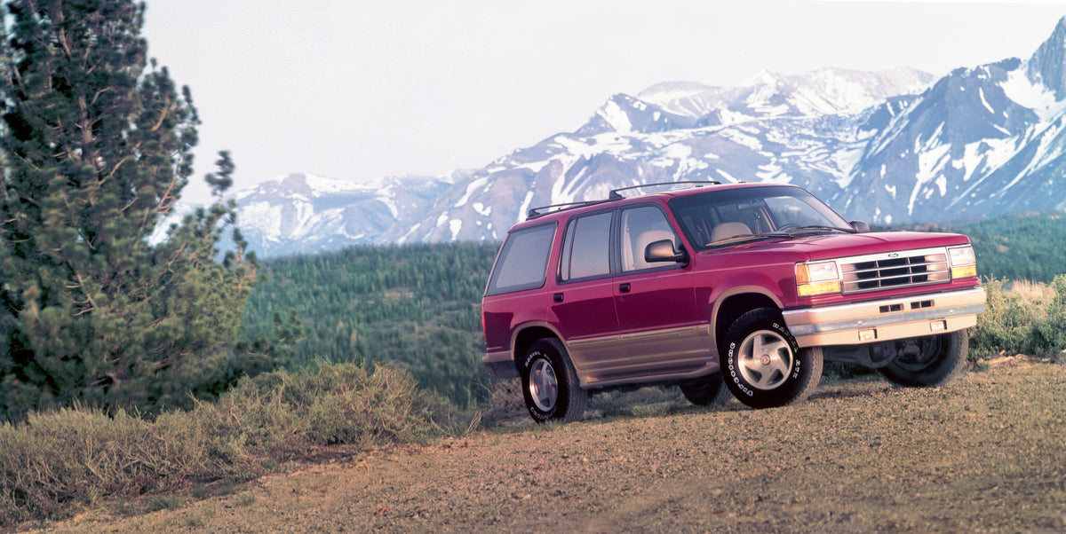 This archival image documents the 1994 Ford Explorer Eddie Bauer and is preserved in the Ford Heritage Vault as part of Ford Motor Company's historic photographic archive. Free for personal, non-commercial use. Ford Heritage Vault reference AR-200...
