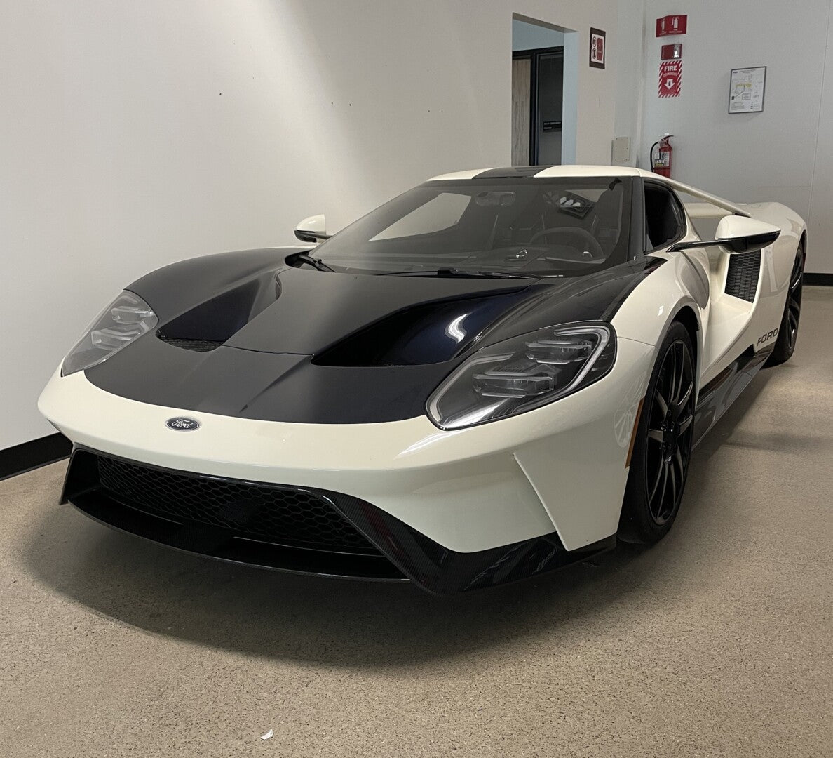 This archival image documents the 2017 Ford GT and is preserved in the Ford Heritage Vault as part of Ford Motor Company's historic photographic archive. Free for personal, non-commercial use. Ford Heritage Vault reference AR-2024-9.3.1.25.