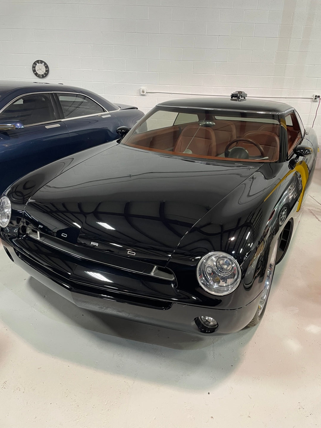 This archival image documents the 2001 Ford Forty Nine Concept and is preserved in the Ford Heritage Vault as part of Ford Motor Company's historic photographic archive. Free for personal, non-commercial use. Ford Heritage Vault reference AR-2024-...