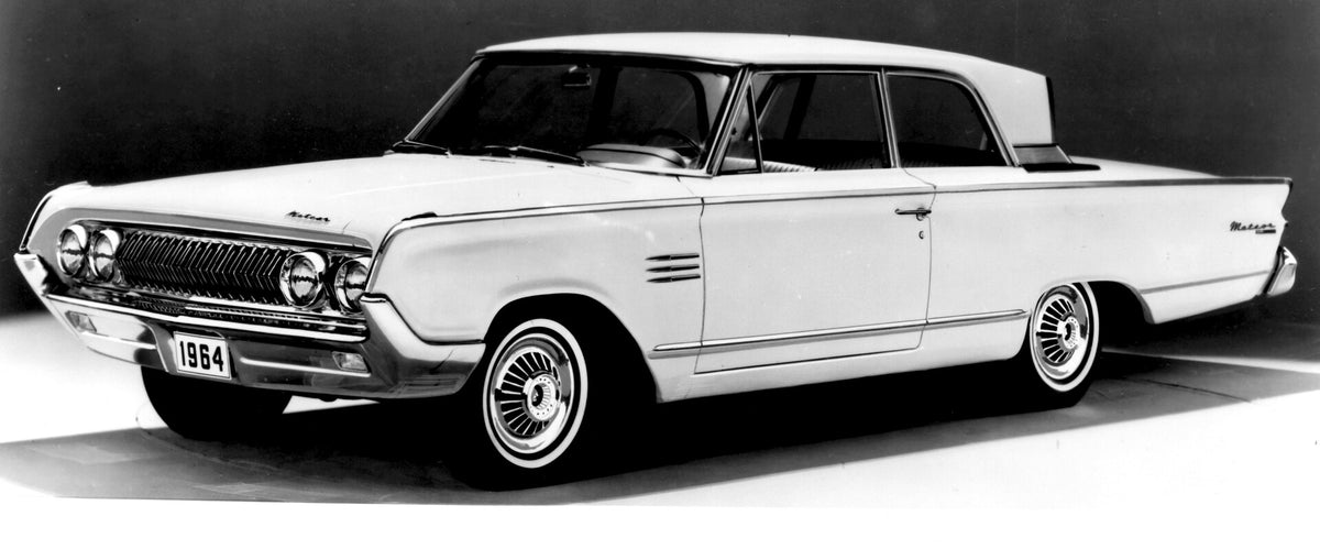 This archival image documents the 1960 Meteor Montcalm Coupe in studio and is preserved in the Ford Heritage Vault as part of Ford Motor Company's historic photographic archive. Free for personal, non-commercial use. Ford Heritage Vault reference ...