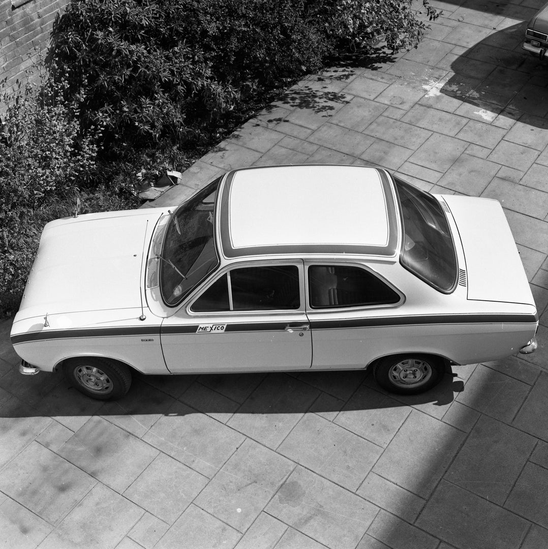 This archival image documents the 1970 Ford Escort Mexico MK I aerial view with scenic hedges 1970-731-2 and is preserved in the Ford Heritage Vault as part of Ford Motor Company's historic photographic archive. Free for personal, non-commercial u...