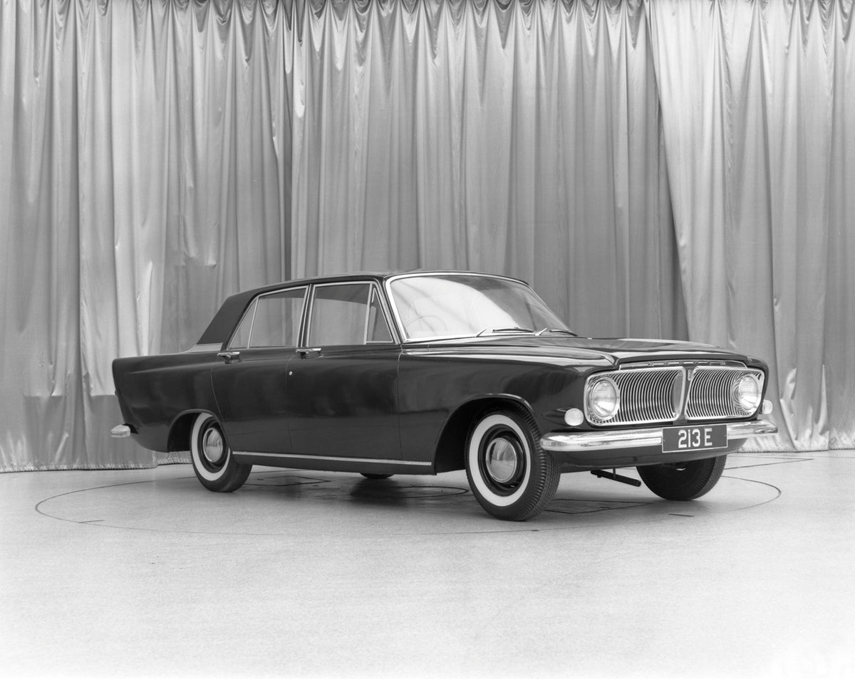 This archival image documents the 1961 Ford Zephyr Mark III in studio and is preserved in the Ford Heritage Vault as part of Ford Motor Company's historic photographic archive. Free for personal, non-commercial use. Ford Heritage Vault reference A...