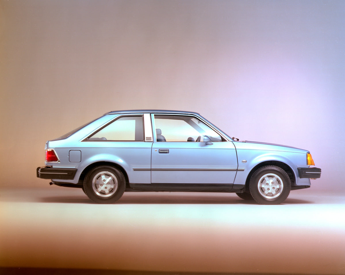 This archival image documents the 1981 Ford Escort and is preserved in the Ford Heritage Vault as part of Ford Motor Company's historic photographic archive. Free for personal, non-commercial use. Ford Heritage Vault reference AR-2008-8.1.2.6722.