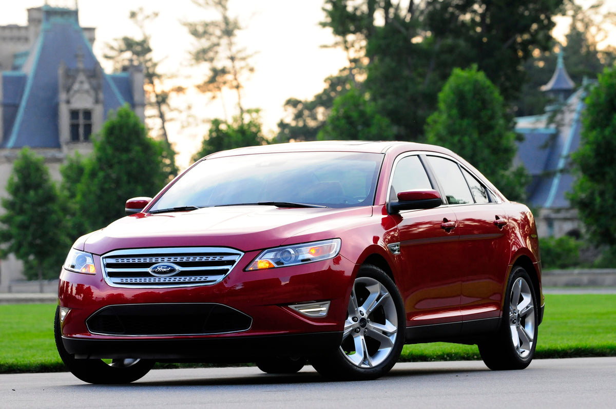 This archival image documents the 2010 Ford Taurus SHO at scenic chateau MS70445919 and is preserved in the Ford Heritage Vault as part of Ford Motor Company's historic photographic archive. Free for personal, non-commercial use. Ford Heritage Vau...
