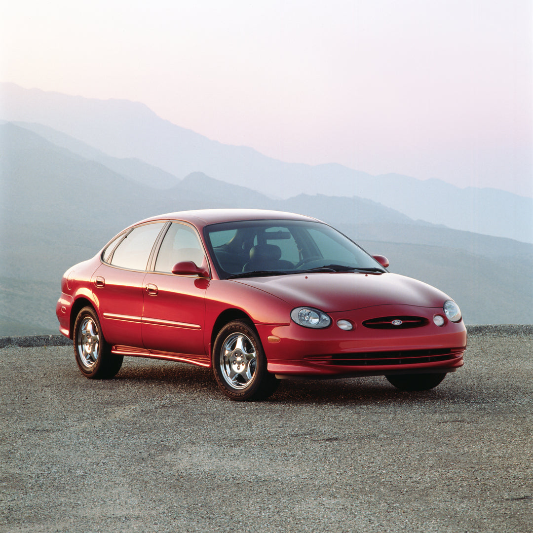 This archival image documents the 1996 Ford Taurus SHO and is preserved in the Ford Heritage Vault as part of Ford Motor Company's historic photographic archive. Free for personal, non-commercial use. Ford Heritage Vault reference AR-2008-8.1.2.7454.