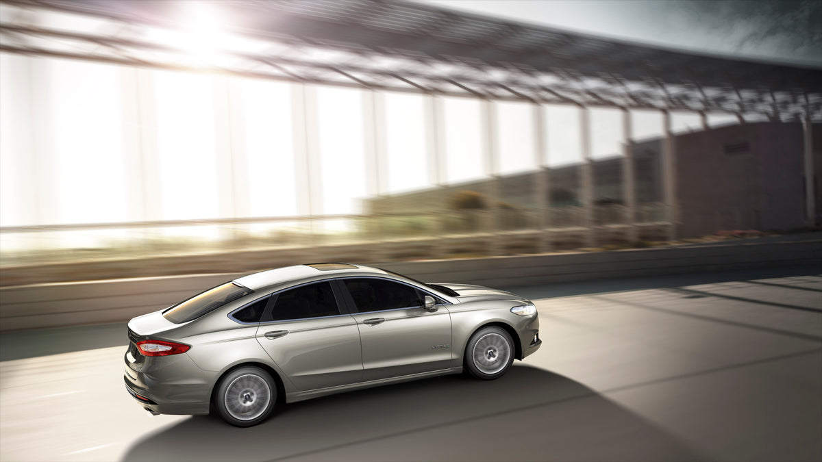 This archival image documents the 2015 Ford Fusion Hybrid action shot on bridge and is preserved in the Ford Heritage Vault as part of Ford Motor Company's historic photographic archive. Free for personal, non-commercial use. Ford Heritage Vault r...