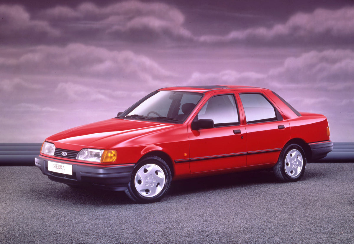This archival image documents the 1989 Ford Sierra Mark II Sapphire in studio and is preserved in the Ford Heritage Vault as part of Ford Motor Company's historic photographic archive. Free for personal, non-commercial use. Ford Heritage Vault ref...
