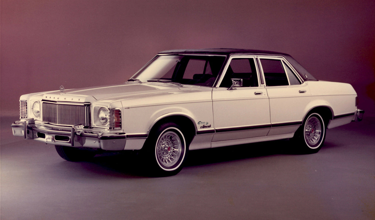 This archival image documents the 1977 Mercury Monarch Sedan in studio AR-2007-5 and is preserved in the Ford Heritage Vault as part of Ford Motor Company's historic photographic archive. Free for personal, non-commercial use. Ford Heritage Vault ...