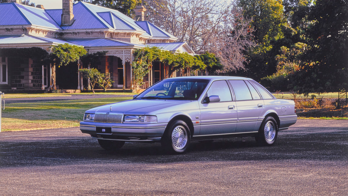 This archival image documents the 1990 Ford LTD Sedan 3/4 Front View Outside an Estate FAP-2011-3 and is preserved in the Ford Heritage Vault as part of Ford Motor Company's historic photographic archive. Free for personal, non-commercial use. For...