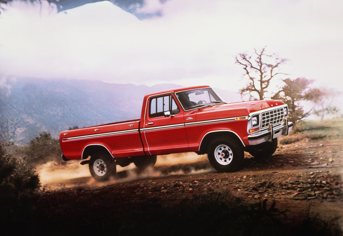 This archival image documents the 1978 Ford F-150 Ranger pickup truck and is preserved in the Ford Heritage Vault as part of Ford Motor Company's historic photographic archive. Free for personal, non-commercial use. Ford Heritage Vault reference A...
