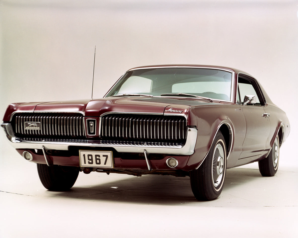This archival image documents the 1967 Mercury Cougar Interior Up Close of Front and is preserved in the Ford Heritage Vault as part of Ford Motor Company's historic photographic archive. Free for personal, non-commercial use. Ford Heritage Vault ...