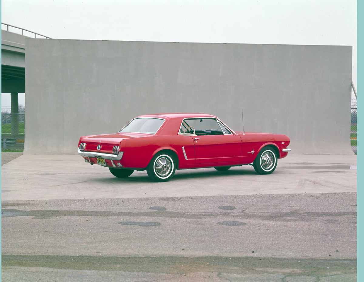 This archival image documents the 1965 Ford Mustang hardtop and is preserved in the Ford Heritage Vault as part of Ford Motor Company's historic photographic archive. Free for personal, non-commercial use. Ford Heritage Vault reference AR-2008-8.1...