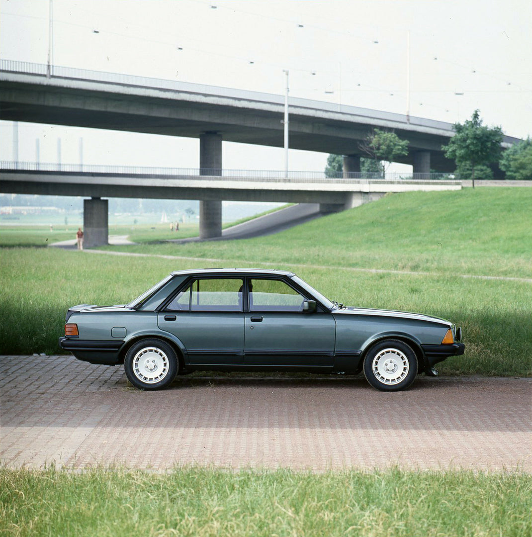 This archival image documents the 1981 Ford Granada 2.8i Mark II on road and is preserved in the Ford Heritage Vault as part of Ford Motor Company's historic photographic archive. Free for personal, non-commercial use. Ford Heritage Vault referenc...
