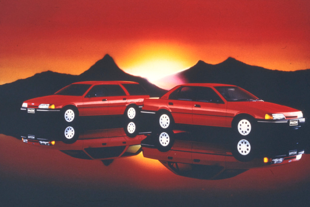 This archival image documents the 1988 Ford EA Falcon Sedan and Station Wagon FAP-2011-3 and is preserved in the Ford Heritage Vault as part of Ford Motor Company's historic photographic archive. Free for personal, non-commercial use. Ford Heritag...