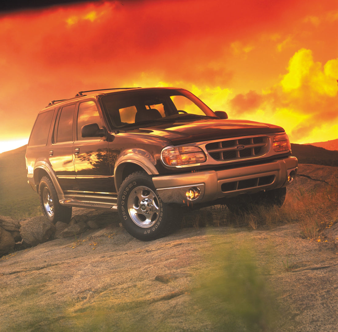 This archival image documents the 1999 Ford Explorer SUV Brochure and is preserved in the Ford Heritage Vault as part of Ford Motor Company's historic photographic archive. Free for personal, non-commercial use. Ford Heritage Vault reference AR-20...