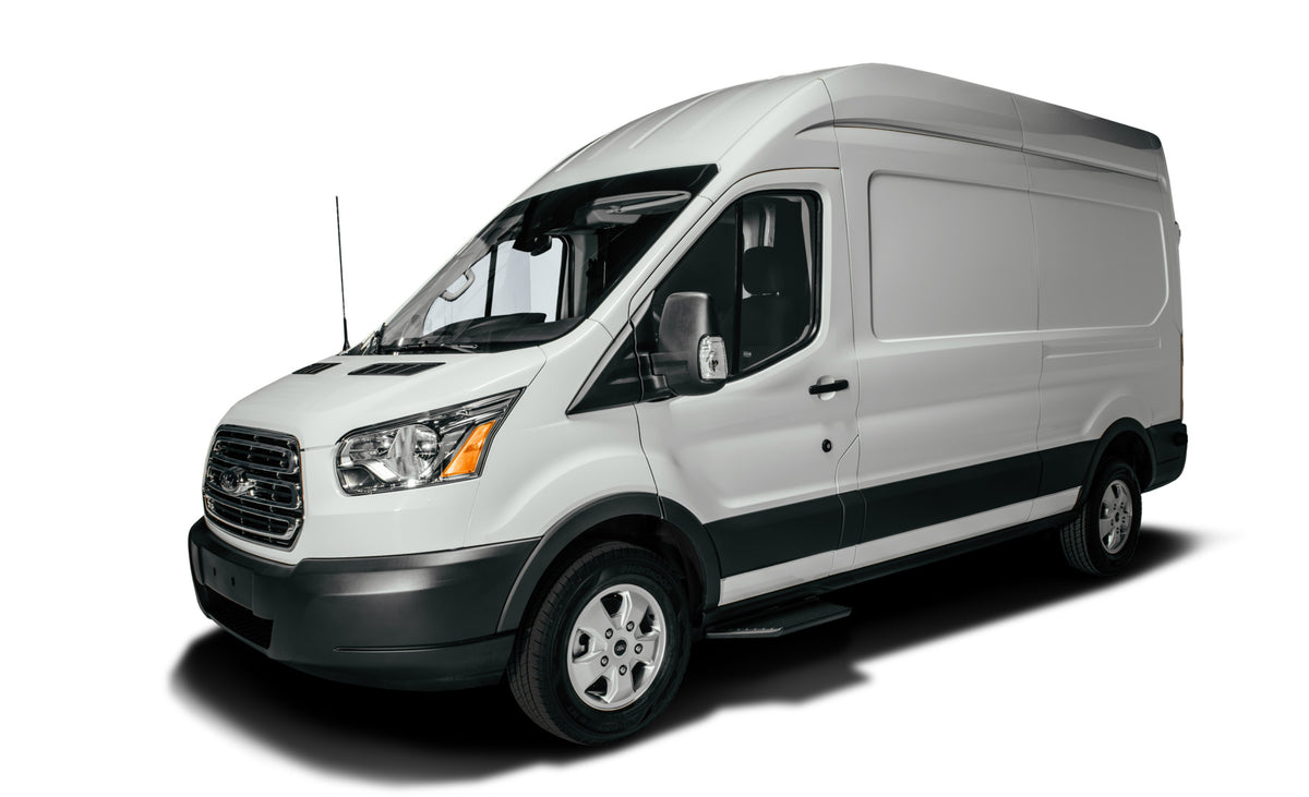 This archival image documents the 2018 Ford Transit in studio MS and is preserved in the Ford Heritage Vault as part of Ford Motor Company's historic photographic archive. Free for personal, non-commercial use. Ford Heritage Vault reference AR-200...