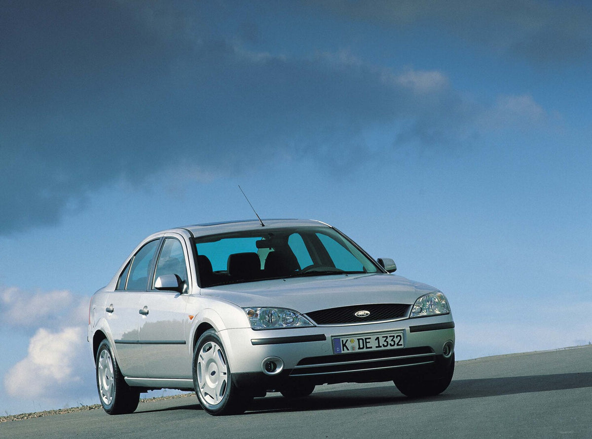 This archival image documents the 2001 Heritage Archive - 1993 Ford Mondeo Mark I with scenic cloudy sky and is preserved in the Ford Heritage Vault as part of Ford Motor Company's historic photographic archive. Free for personal, non-commercial u...