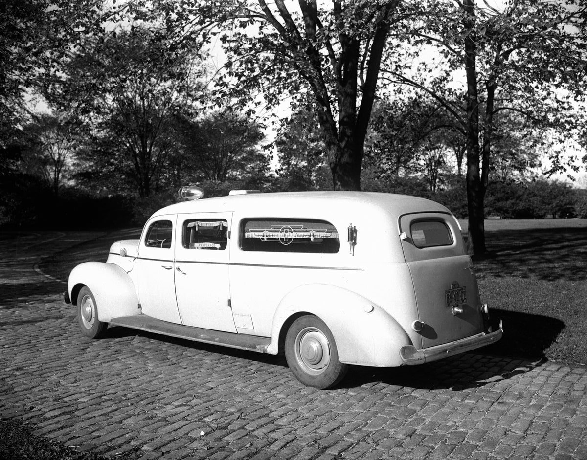 This archival image documents the 1945 Ford Siebert based ambulance and is preserved in the Ford Heritage Vault as part of Ford Motor Company's historic photographic archive. Free for personal, non-commercial use. Ford Heritage Vault reference AR-...