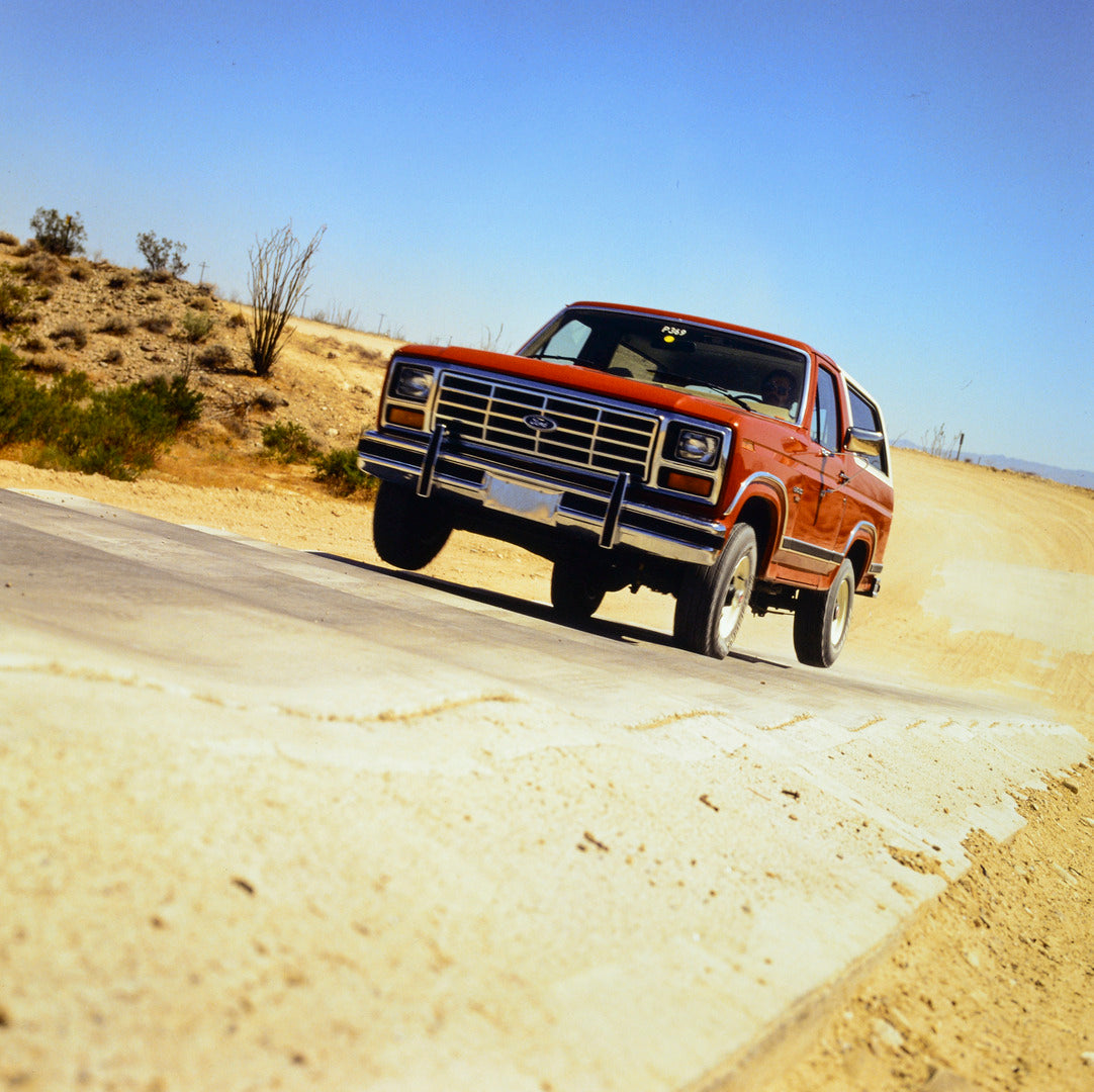 This archival image documents the 1984 Ford Bronco XLT and is preserved in the Ford Heritage Vault as part of Ford Motor Company's historic photographic archive. Free for personal, non-commercial use. Ford Heritage Vault reference AR-2001-86-10218...