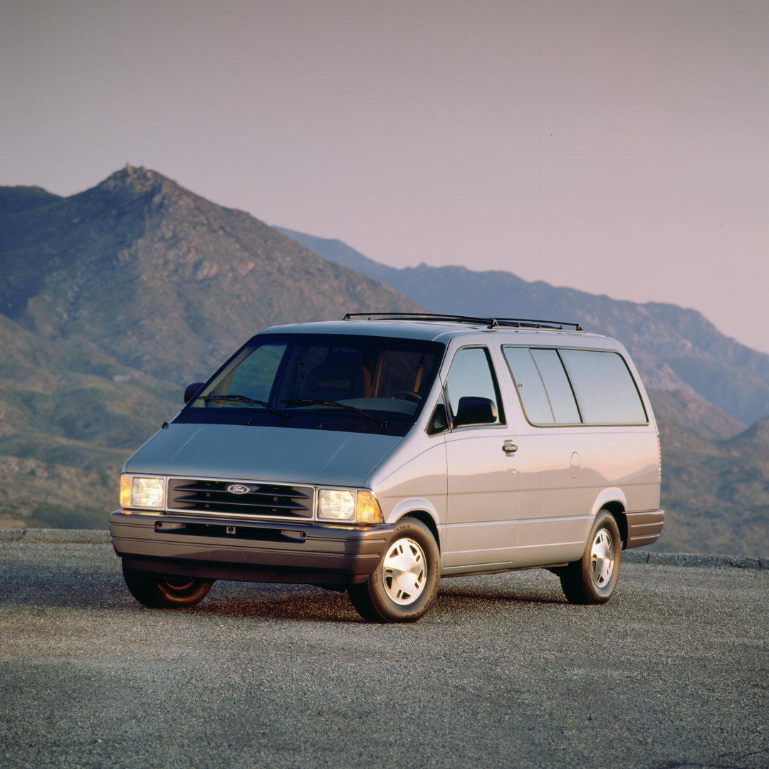 This archival image documents the 1997 Ford Aerostar XLT and is preserved in the Ford Heritage Vault as part of Ford Motor Company's historic photographic archive. Free for personal, non-commercial use. Ford Heritage Vault reference AR-2008-8.1.2....