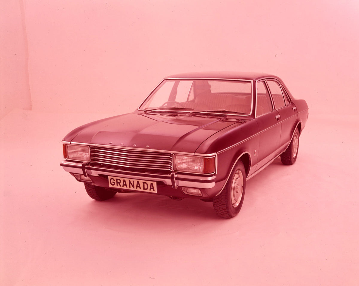 This archival image documents the 1973 Ford Granada Mark I 2500 GXL in studio and is preserved in the Ford Heritage Vault as part of Ford Motor Company's historic photographic archive. Free for personal, non-commercial use. Ford Heritage Vault ref...