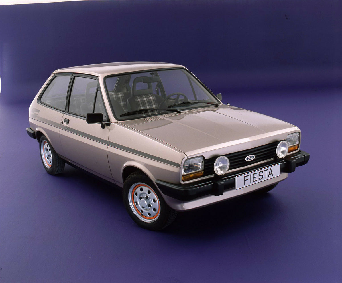 This archival image documents the 1981 Ford Fiesta S Mark I in studio and is preserved in the Ford Heritage Vault as part of Ford Motor Company's historic photographic archive. Free for personal, non-commercial use. Ford Heritage Vault reference A...