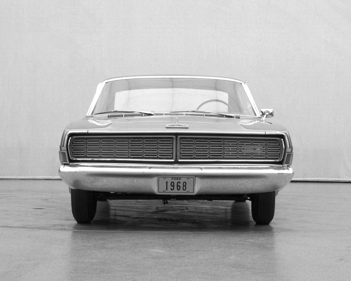 This archival image documents the 1968 Ford Galaxie and is preserved in the Ford Heritage Vault as part of Ford Motor Company's historic photographic archive. Free for personal, non-commercial use. Ford Heritage Vault reference AR-2008-8.1.4.5428.