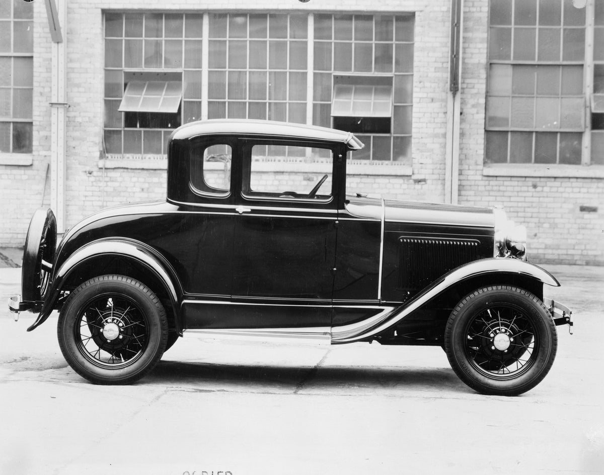 This archival image documents the 1931 Ford Model A Coupe and is preserved in the Ford Heritage Vault as part of Ford Motor Company's historic photographic archive. Free for personal, non-commercial use. Ford Heritage Vault reference AR-2008-8.1.4...