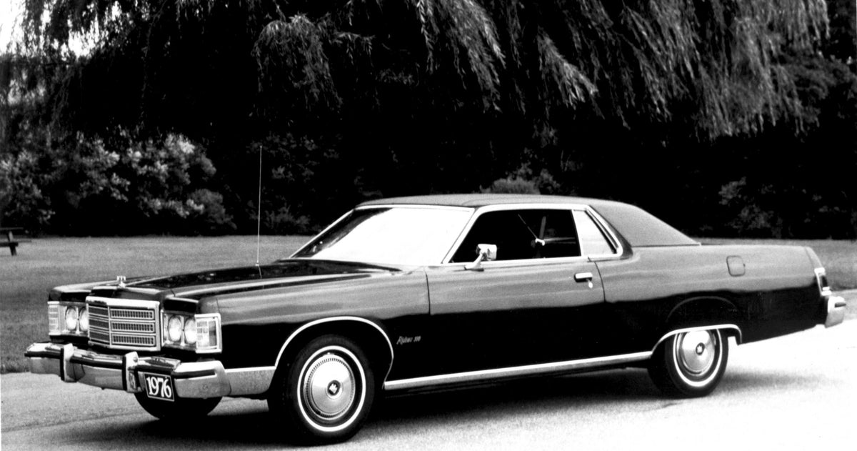 This archival image documents the 1976 Meteor Coupe with scenic trees AR-2007-5 and is preserved in the Ford Heritage Vault as part of Ford Motor Company's historic photographic archive. Free for personal, non-commercial use. Ford Heritage Vault r...