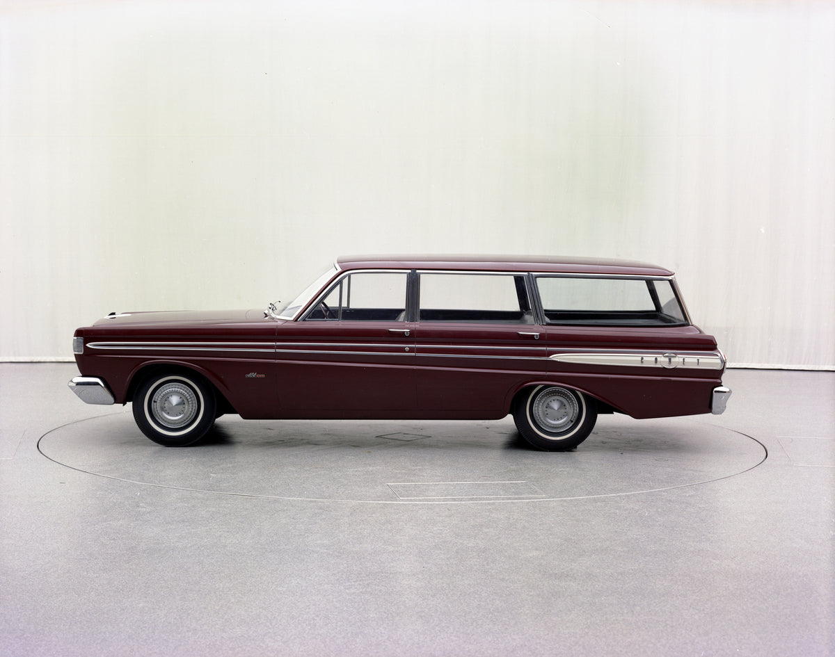 This archival image documents the 1964 Mercury Comet 404 station wagon and is preserved in the Ford Heritage Vault as part of Ford Motor Company's historic photographic archive. Free for personal, non-commercial use. Ford Heritage Vault reference ...